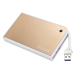 2.5インチSATA用ケース ゴールド CMB25U3GD6G