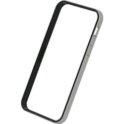 PSE-45 [iPhone SE（第1世代）/5s/5用 フラットバンパーセット シルバー＆ブラック]