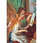 47-518 [めざせパズルの達人：世界の絵画 ピアノを弾く少女たち ジグソーパズル 1053sピース]