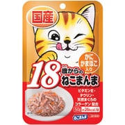 18歳からのねこまんまパウチ かにかまぼこ入り 50g [キャットフード]