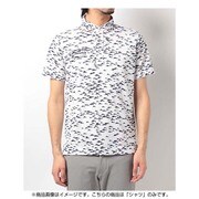 CBM2709 XN10 半袖ニットシャツ M [ホワイト×ネイビー]
