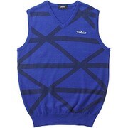 16SS 1667 ニットベスト ダイヤ BLLL