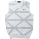 16SS 1667 ニットベスト ダイヤ OW3L