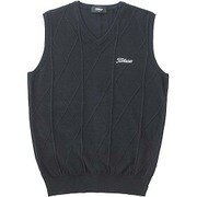 16SS 1672 ニットベストダイヤJQ BKLL