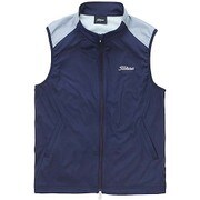 TSMP1693-NV-M [杢ストレッチ フルジップベスト Mサイズ ネイビー]