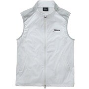 TSMP1693-OW-S [杢ストレッチ フルジップベスト Sサイズ オフホワイト]