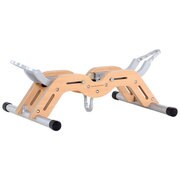 インテリアウッディスタンド 24～29インチ ナチュラルウッド 286-00503 DDS234R-NA
