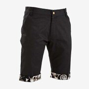 MK039LBK [ストレッチツイルハーフパンツ2 メンズ Lサイズ ブラック]