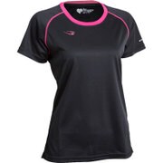 WD020-L-BK [BM・DRY WOMEN ハーフスリーブ6 Lサイズ ブラック]