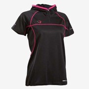 WD022LBK [BM・DRY WOMEN ハーフスリーブ8 レディース Lサイズ ブラック]