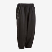 WD023LBKGY [BM・DRY WOMEN ミドルパンツ レディース Lサイズ ブラック×グレー]