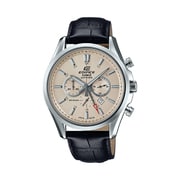 EDIFICE（エディフィス） サファイアG CHRONO+DUALTIME(GMT)/革バンド EFB-504JL-7AJF