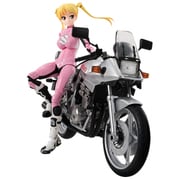 S.H.Figuarts(フィギュアーツ) 鈴乃木凜（ライダースーツ）＆GSX 400S KATANA [ばくおん！！ 全高約135mm 塗装済可動フィギュア]