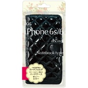 BJEM-IP6BK [iPhone 6/iPhone 6s用 エナメル調手帳型ケース ブラック]