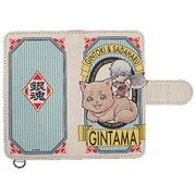 汎用手帳型スマートフォンカバー Mサイズ 銀魂A GI-12A