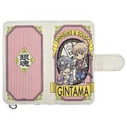 汎用手帳型スマートフォンカバー Mサイズ 銀魂B GI-12B
