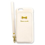 Rear Storage Style with iPhone 6/iPhone 6s リボン オフホワイト