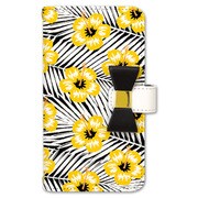 折広 DiaryCover iPhone 6/iPhone 6s ハイビスカスYE