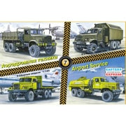 空港サービスセット#7 （KrAZ cars） [1/144 カーモデル]