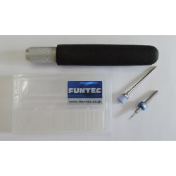 スジボリカーバイトセット ファンテックのスジ彫り用精密工具にスターターセットが登場
