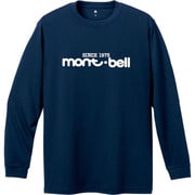 1104022 [WIC. ロングスリーブT クラシカル montbellロゴ メンズ Lサイズ ダークネイビー（DKNV）]