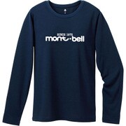 1104023 [WIC. ロングスリーブT クラシカル montbellロゴ レディース XSサイズ ネイビー（NV）]