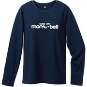 1104023 [WIC. ロングスリーブT クラシカル montbellロゴ レディース Mサイズ ネイビー（NV）]