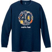 1104030 [WIC. ロングスリーブT 40TH メンズ Sサイズ ダークネイビー（DKNV）]