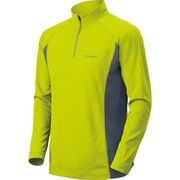 1104930 [クールロングスリーブジップシャツMen's フレッシュグリーン(FRGN) Lサイズ]