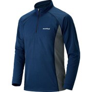 1104930 [クールロングスリーブジップシャツMen's ネイビー(NV) Mサイズ]