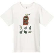 1114175 [WIC.T Women's 鳥と山男 Lサイズ ホワイト（WT）]