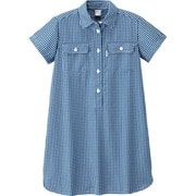 1114236 [WIC ドライタッチ シャツワンピース Kid's インクブルー(IKBL) サイズ150]