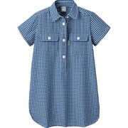 1114237 [WIC ドライタッチ シャツワンピース Kid's インクブルー(IKBL) サイズ120]