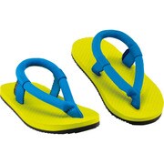 1129395 [スリップオンサンダル Kid's フラッシュグリーン×ロイヤルブルー(FG/RB) 20.0cm]