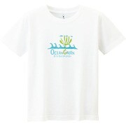 2104464 [コットンT Kid's オーシャングリーン サイズ130 ホワイト（WT）]