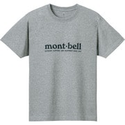 2104502 [ペアスキンコットン T mont-bell 男女兼用 Sサイズ ヘザーグレー（HGY）]