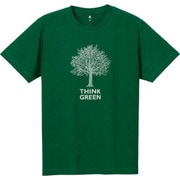 2104511 [ペアスキンコットン T THINK GREEN 男女兼用 XSサイズ ダークグリーン（DGN）]