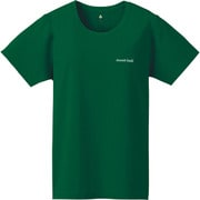 2104531 [ペアスキンコットン T レディース 切り絵 森の集い XSサイズ　ダークグリーン(DGN)]