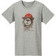 2104532 [ペアスキンコットン T レディース クマ Mサイズ　ヘザーグレー(HGY)]