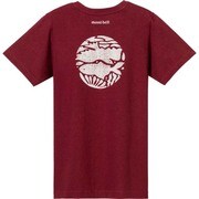 2104534 [ペアスキンコットン T レディース 空と海 Mサイズ ガーネット（GARN）]
