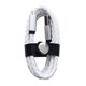 ファッションMicroUSBケーブル 1m ラティスホワイト IQ-F-M-RA-WH