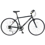 700cクロスバイク 外装6段変速 adjustable stem付 ブラック BGC-C70-BK