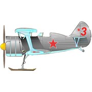 ポリカルポフ DIT-3 複座練習機 スキー装着 [1/48 エアクラフトシリーズ]