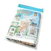 川住製作所 2段式前カゴカバー フロント チェックベージュ 72020