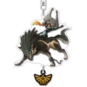 ゼルダの伝説 トワイライトプリンセスHD アクリルキーホルダー ミドナ&ウルフリンク [キャラクターグッズ]