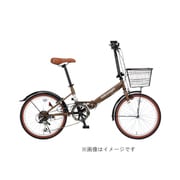 20インチ 6段変速 VW-206G BROWN