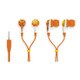 インナーイヤー型イヤホン KOTORI Loves.101 チュッパチャプス Orange Ver.
