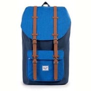 10014-00913-OS [Navy/Cobalt Crosshatch/Tan Synthetic Leather LITTLE AMERICA 並行輸入品]