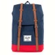 10066-00018-OS [Navy/Red/Tan Leather Retreat 並行輸入品]