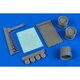 USN 多目的トレイラーワゴン 36×60インチ  オイル吸収剤入り ドラム缶付 [1/32 レジン製エアクラフトパーツ]